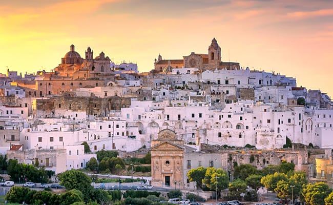 Cylcovia Adriatica cycle route in Italy