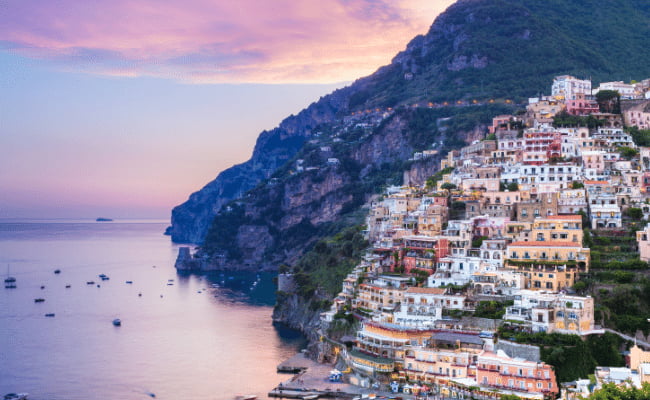 San Marco di Castellabate cycle route in Italy
