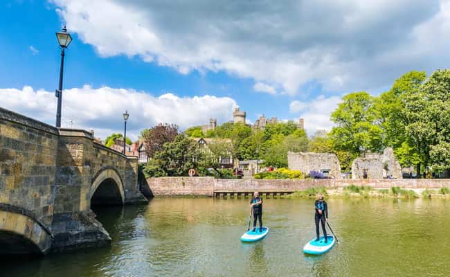 Paddle Boarding on the Adur