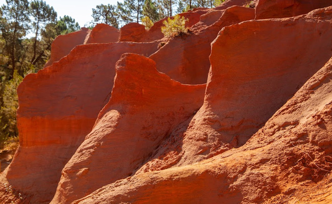 Ochre cliffs of Roussillon