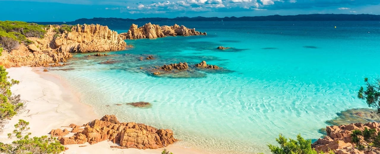 Blue seas on a coastal cycling holiday